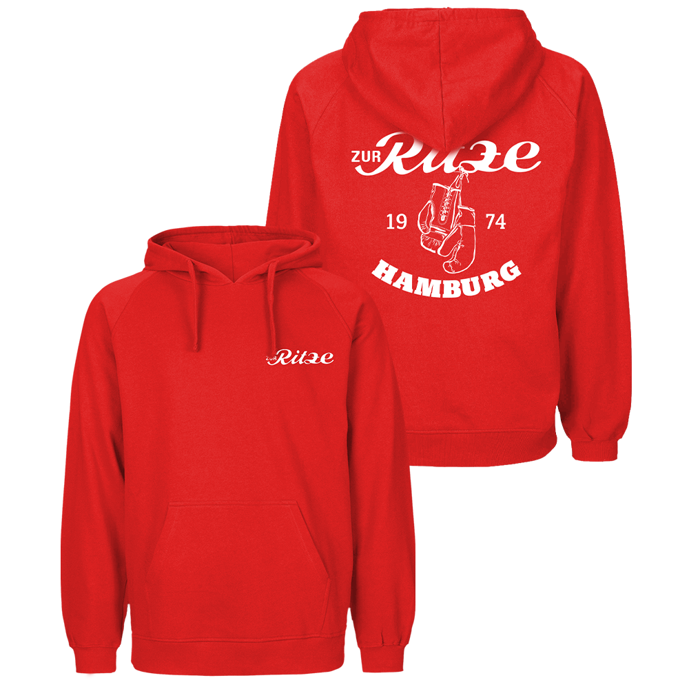 'Boxhandschuhe' Hoodie rot