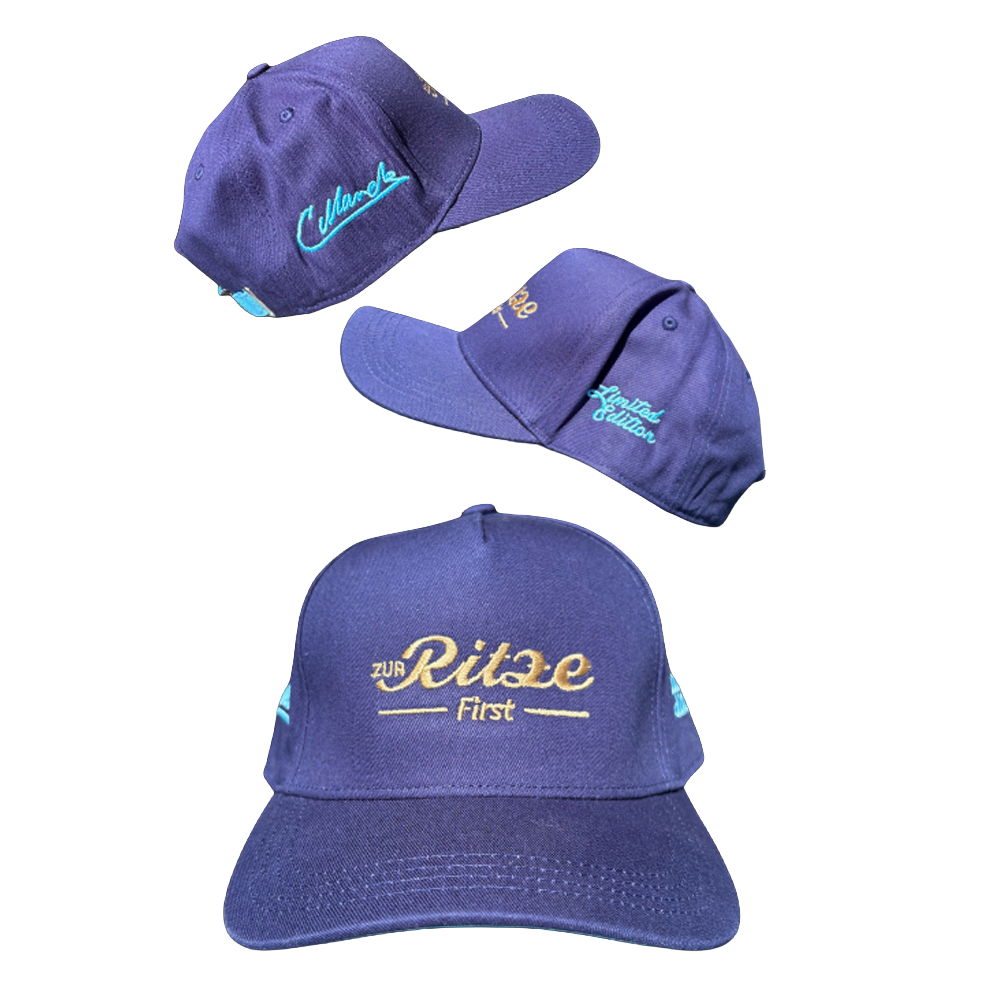 'Zur Ritze' Cap blau