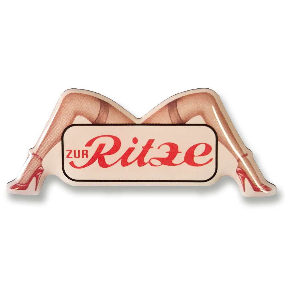'Ritze Beine' Pin