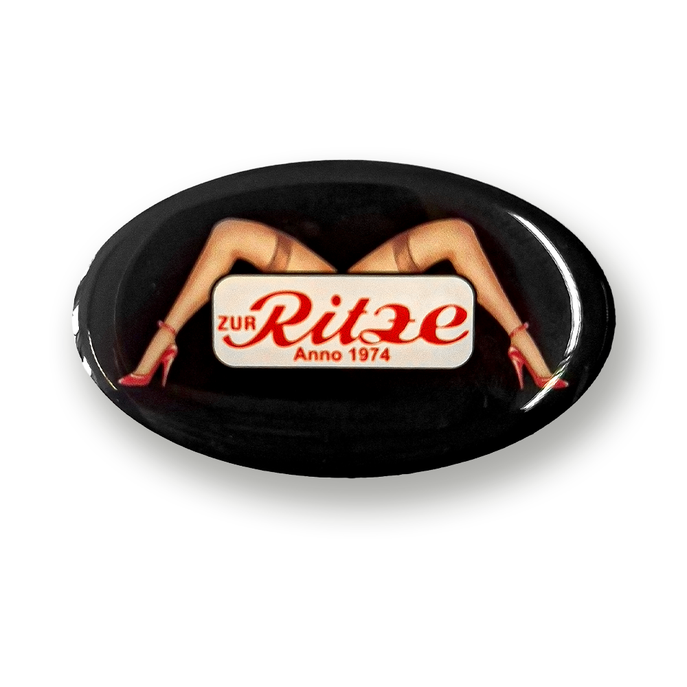 'Ritze Oval' Pin groß