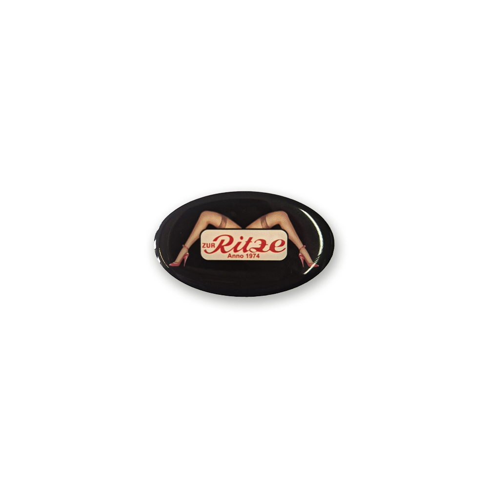 'Ritze Oval' Pin klein